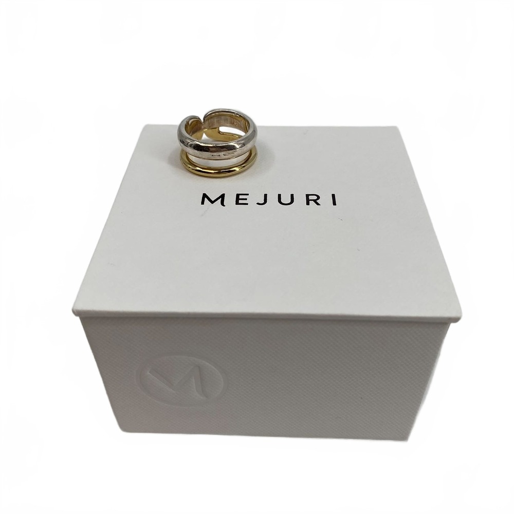 Mejuri Gold Vermeil & Sterling Silver Duet Ring | Size 7.5 (OS)